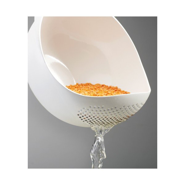 Ciotola bianca con colino Prep&Serve, lunghezza 29 cm - Joseph Joseph-image-3