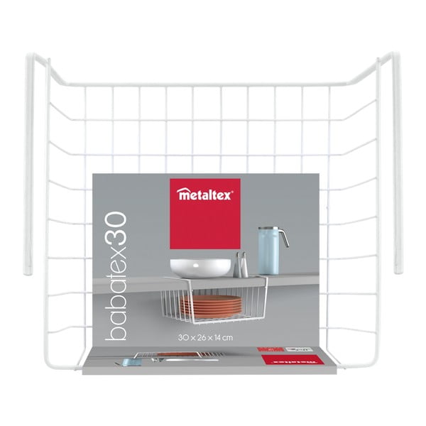 Cestino in acciaio sospeso - Metaltex-image-4