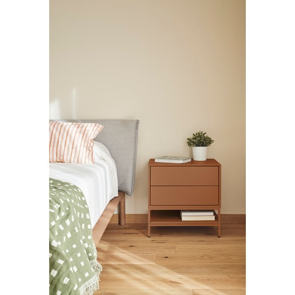 Comodino color mattone Platt – Teulat-image-1