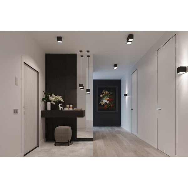 Lampada da parete nera Geo - Sollux-image-1