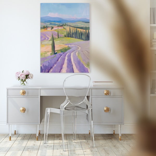 Dipinto 70x100 cm Purple Fields – Styler-image-2