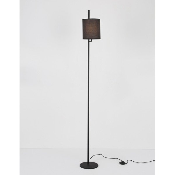 Lampada da terra nera in metallo (altezza totale 176 cm) Yama – Nova Luce-image-3