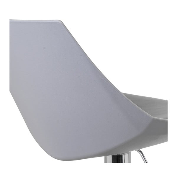 Sgabelli da bar grigi ad altezza regolabile in similpelle in set di 2 (altezza seduta 56,5 cm) - Casa Selección-image-2