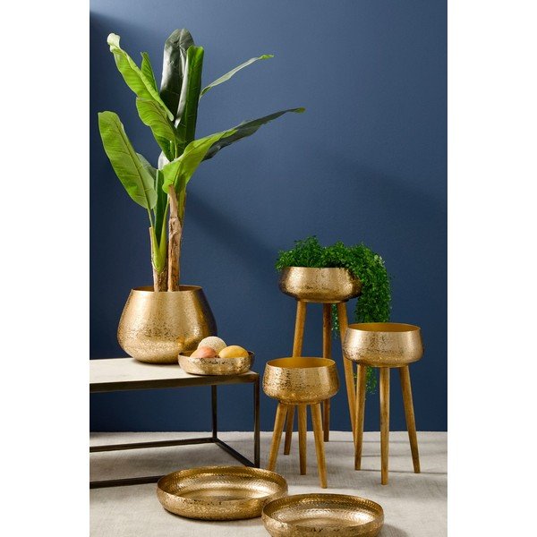 Set di coprivaso in metallo 3 pz ø 37,5 cm Varanasi – Bizzotto-image-1