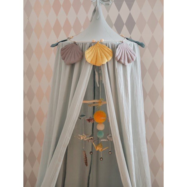 Baldacchino in cotone verde Mint - Moi Mili-image-3