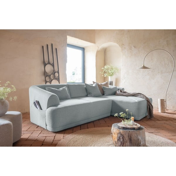 Divano angolare grigio chiaro - Miuform-image-2