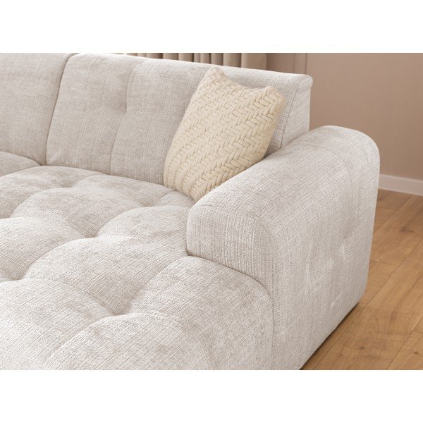 Divano angolare color crema (con penisola a destra/con chaise lounge) Melva – Ropez-image-4