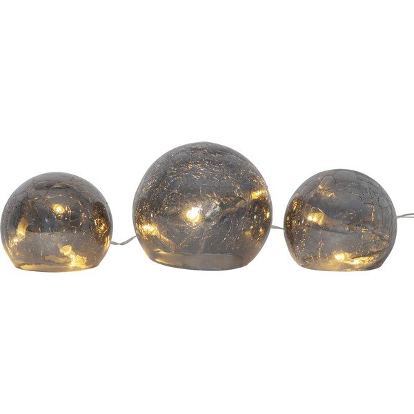 Decorazione luminosa a LED grigia, lunghezza 77 cm Triss - Star Trading-image-2