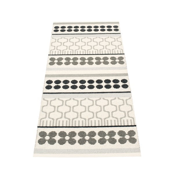 Passatoia da interno/esterno grigia/color crema 70x180 cm Asta Warm Grey – Pappelina-image-1