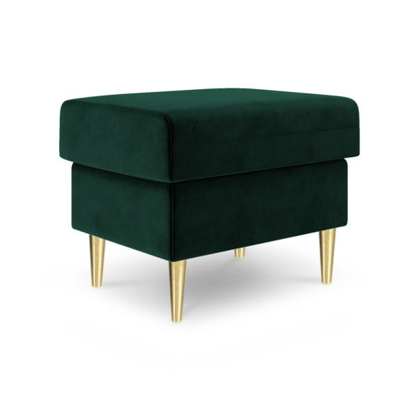 Pouf Muguet verde, 60 x 45 cm - Mazzini Sofas