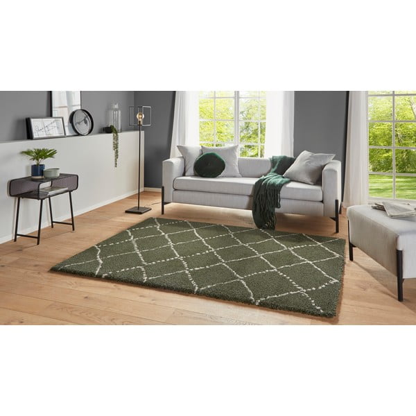 Tappeto verde , 120 x 170 cm Hash - Mint Rugs-image-2