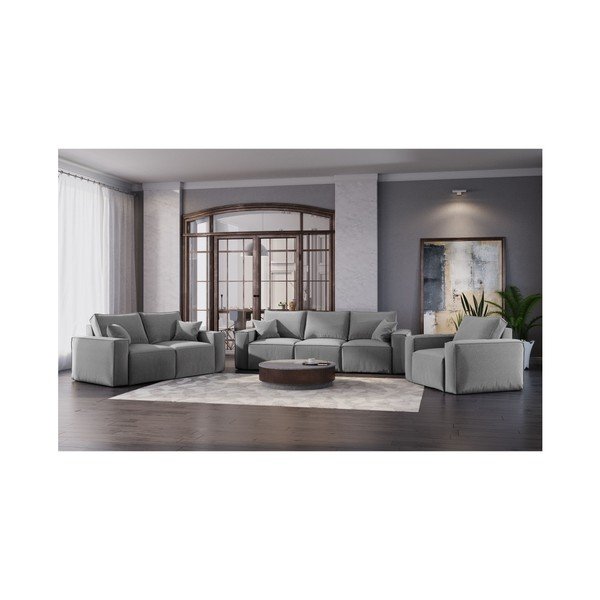 Šedá pohovka Cosmopolitan Design Miami, 245 cm-image-4