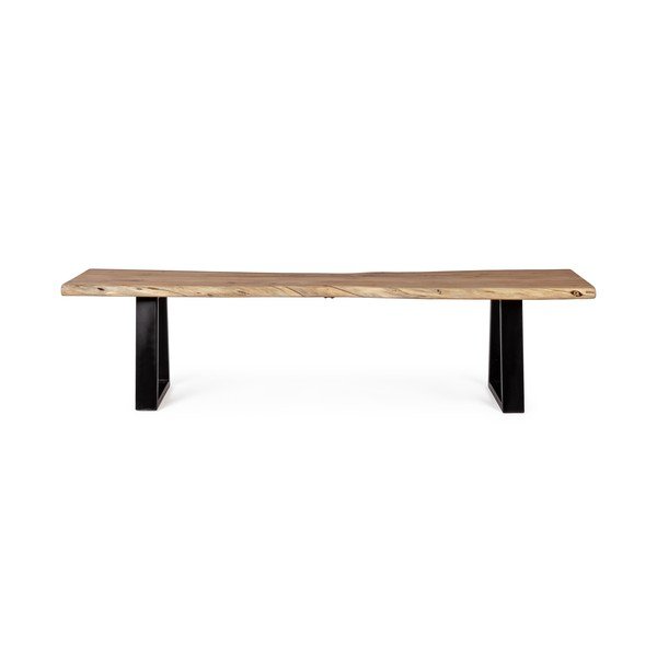 Panchina di colore naturale in legno massiccio Artur – Bizzotto