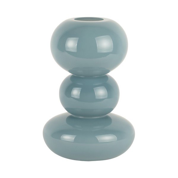 Vaso in vetro blu Bubbles - PT LIVING