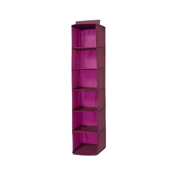 Organizer da appendere in Pina bordeaux, lunghezza 128 cm - Compactor