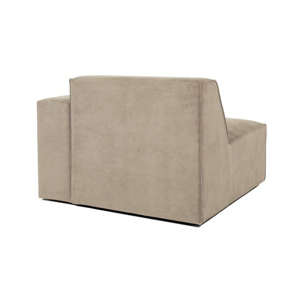 Modulo divano in velluto a coste beige (angolo destro) Sting - Scandic-image-3