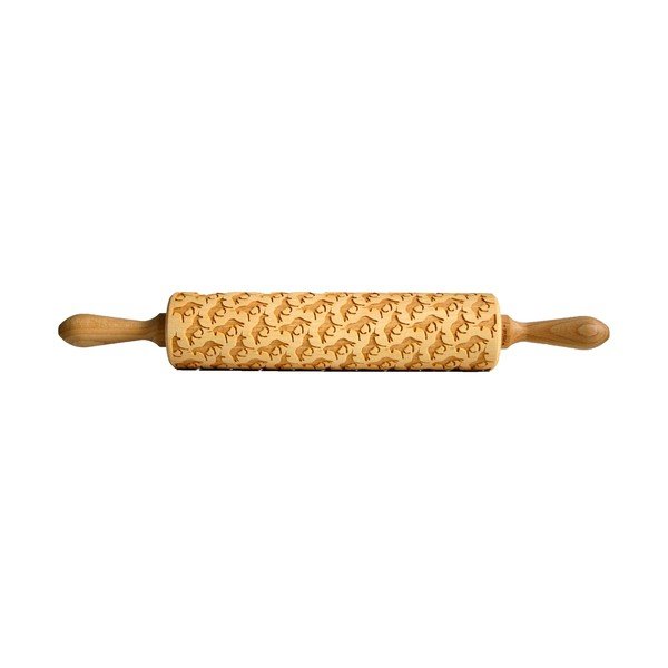 Mattarello con rilievo in legno Unicorns – Valek