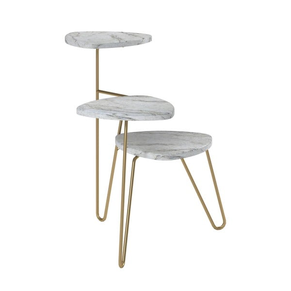 Portafiori in bianco-oro Athena - Novogratz-image-1