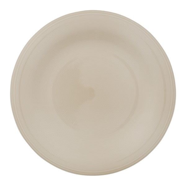 Piatto in porcellana bianca e beige Villeroy & Boch , ø 28,5 cm Like Color Loop - like | Villeroy & Boch