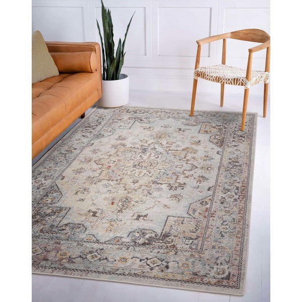 Tappeto crema 200x290 cm Flores - Asiatic Carpets-image-2