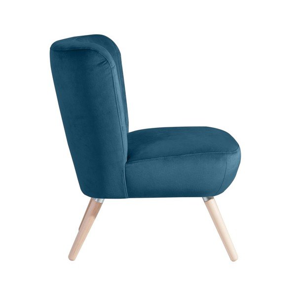 Poltrona blu Neele Velvet - Max Winzer-image-2