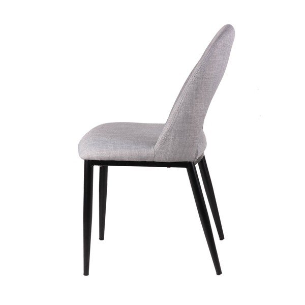 Set di 2 sedie da pranzo grigio chiaro Anika - sømcasa-image-3