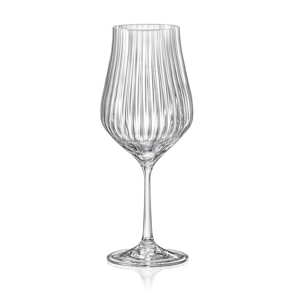 Set di 6 bicchieri da vino , 450 ml Tulipa Optic - Crystalex