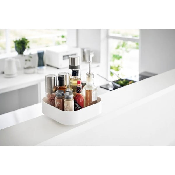 Organizer multifunzione in plastica girevole Tower - YAMAZAKI-image-1