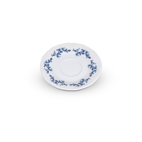Piattino bianco/blu in porcellana ø 16,5 cm Retro – BonBistro-image-4
