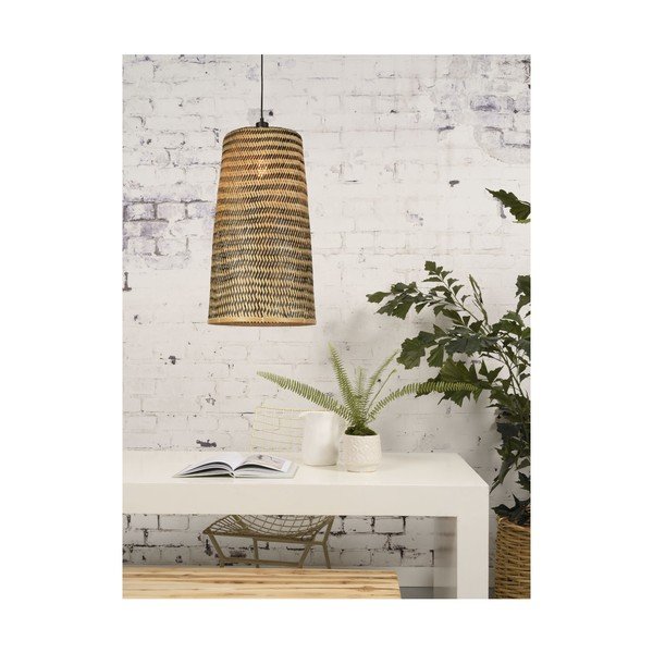 Lampada a sospensione in bambù , ⌀ 37 cm Kalimantan - Good&Mojo-image-3
