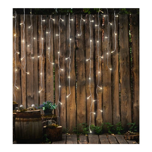 Catena luminosa a LED Drop, 300 luci, lunghezza 12,38 m - DecoKing-image-1