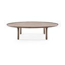 Tavolino da salotto marrone in rovere massiccio 65x120 cm Mu – Gazzda