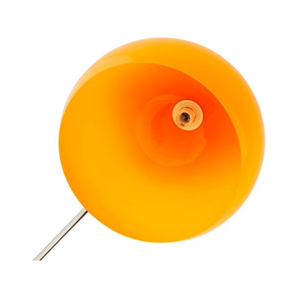 Lampada da terra con paralume arancione e base in marmo Loft - Kokoon-image-2