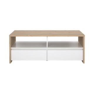 Tavolino da salotto bianco e di colore naturale 60x120 cm Next – Tvilum