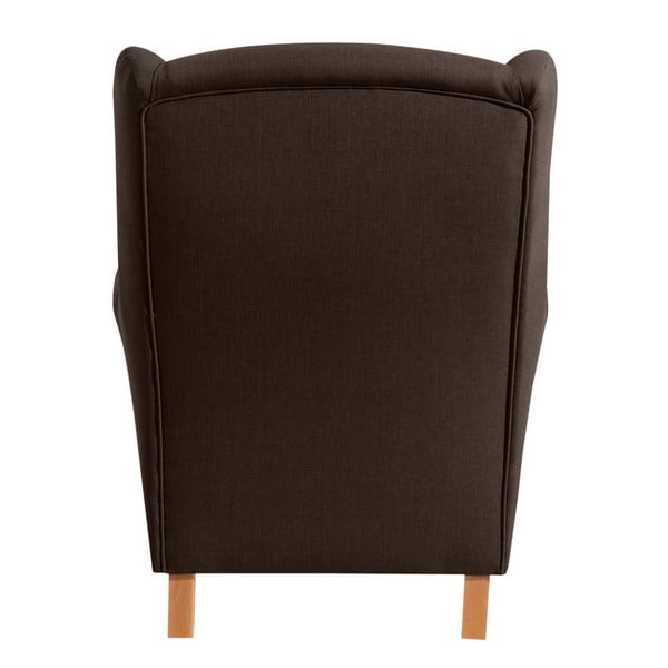 Poltrona marrone scuro Lorris Chocolate - Max Winzer-image-3