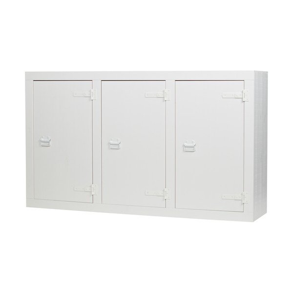 Cassettiera in legno di pino bianco a castello - vtwonen-image-1