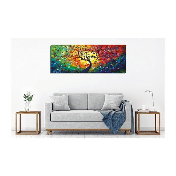 Pittura murale su tela Albero, 80 x 30 cm - Wallity-image-2