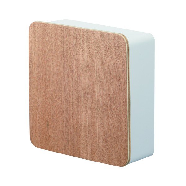 Armadietto portachiavi bianco con porta in compensato Yamazaki Rin - YAMAZAKI-image-2