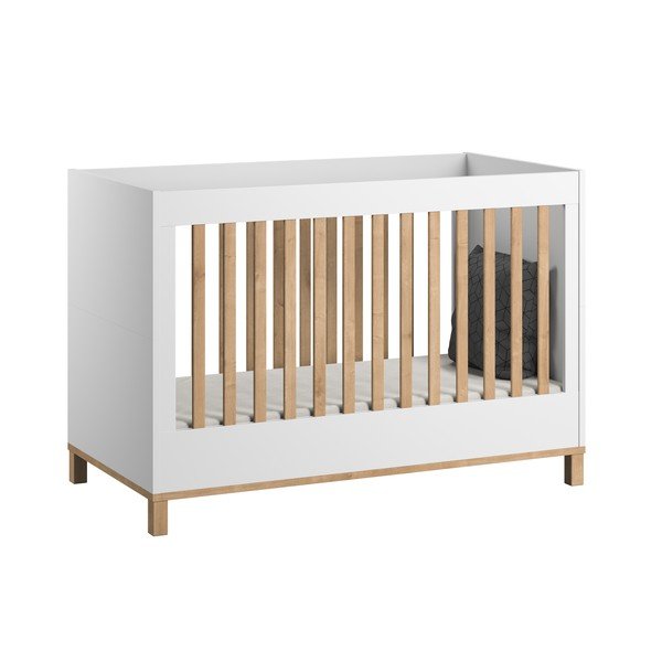 Lettino bianco con box rimovibile Altitude, 140 x 70 cm - Vox