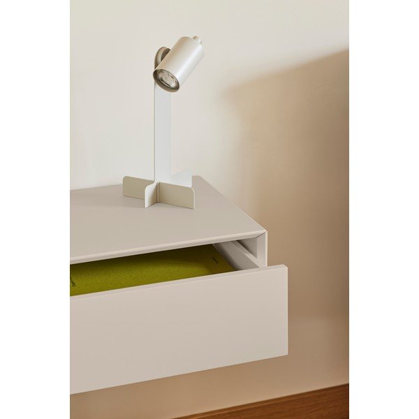 Comodino color crema da parete Platt – Teulat-image-2
