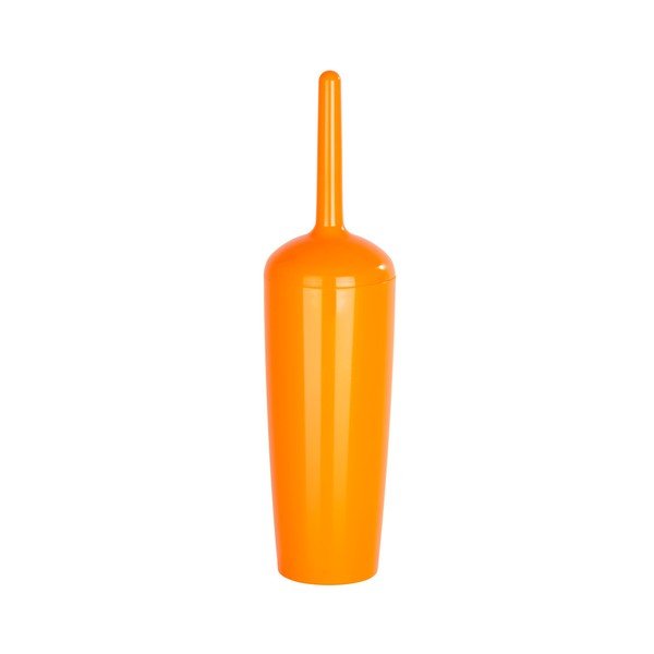 Oranžový toaletní kartáč Wenko Cocktail Orange