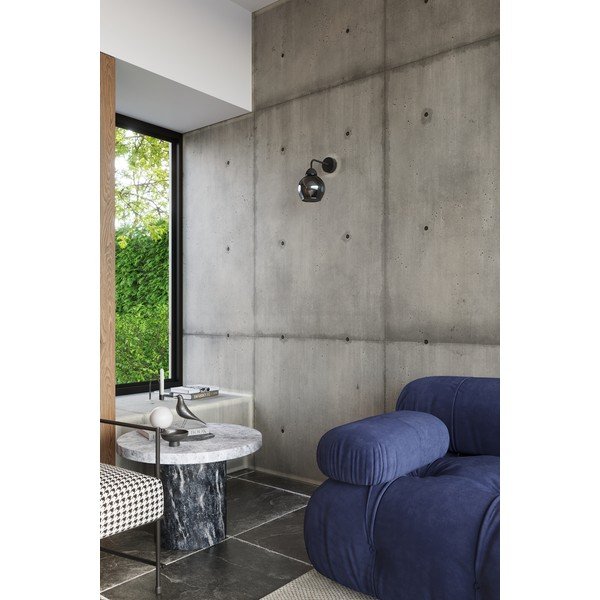 Lampada da parete nera ø 15 cm Grande – Sollux-image-1