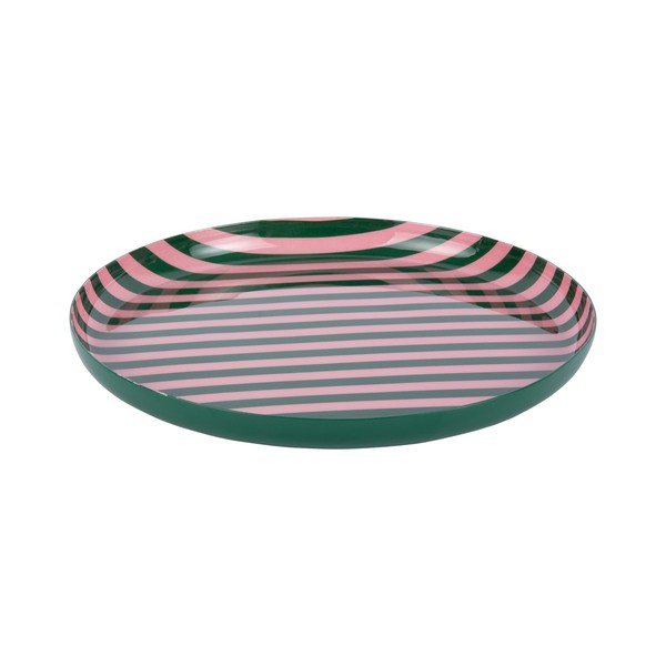 Piatto verde/rosa chiaro in ferro ø 22 cm Animado – PT LIVING
