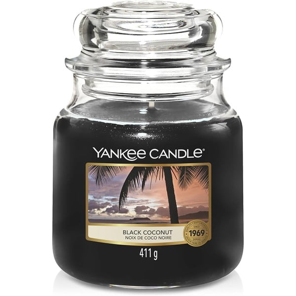 Tempo di combustione della candela profumata 65 h Black Coconut - Yankee Candle