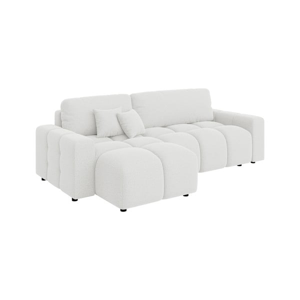 Divano angolare bianco allungabile (con composizione variabile) Luki – Ropez-image-3