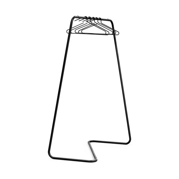 Stand appendiabiti nero in acciaio 118x160x57 cm Hang-On – Spinder Design