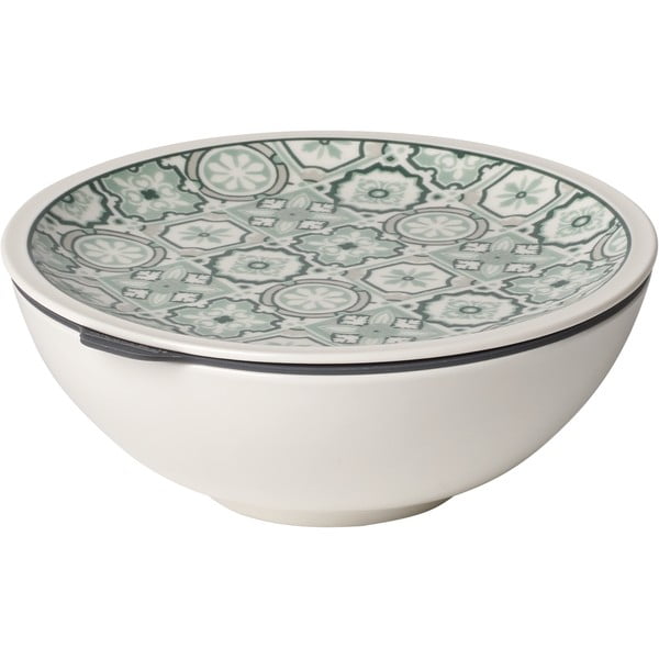 Vaso per alimenti in porcellana verde e bianca Villeroy & Boch , ø 16,3 cm Like To Go - like | Villeroy & Boch