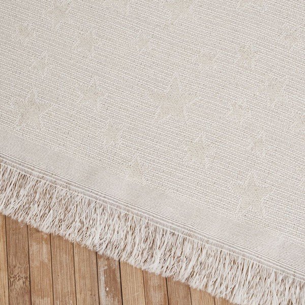 Copriletto crema per letto matrimoniale 180x290 cm Star - Casa Selección-image-1