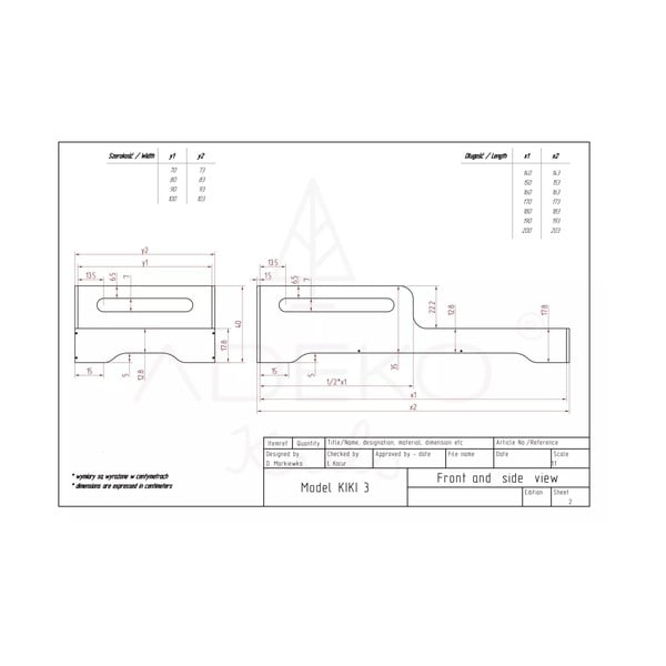 Letto per bambini 90x200 cm Kiki 3 - Adeko-image-3
