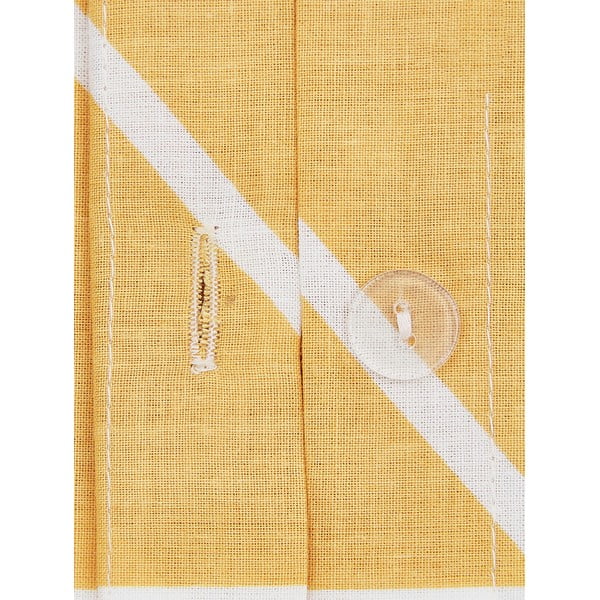 Biancheria da letto singola in cotone giallo by46 , 155 x 220 cm Mirja - Westwing Collection-image-3